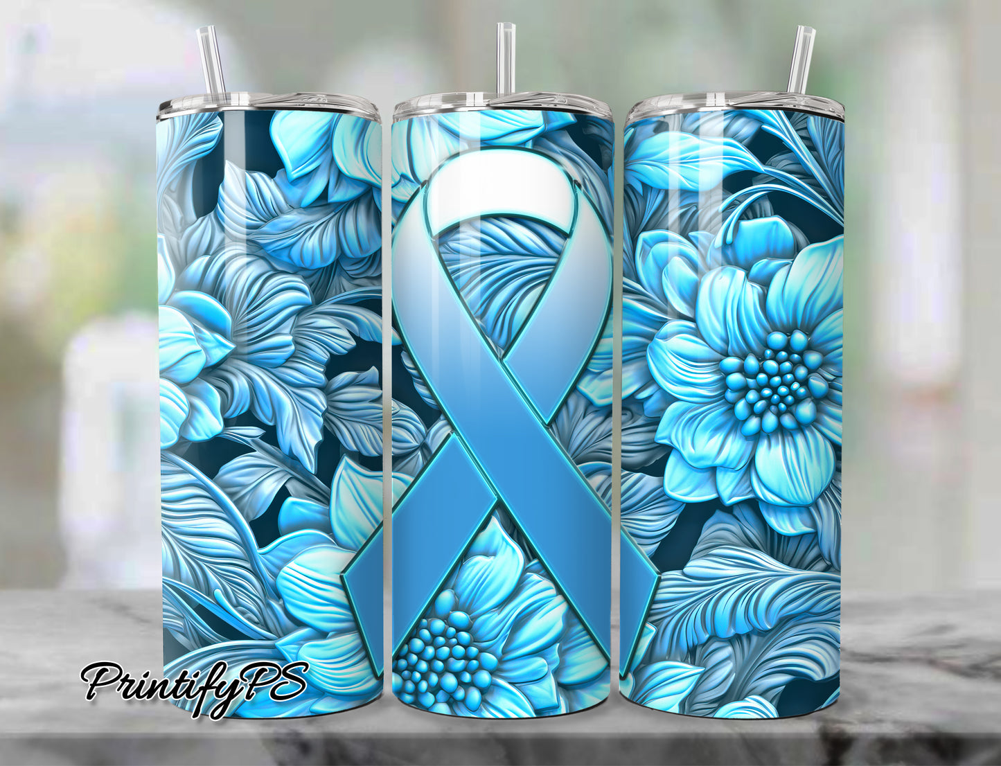 Tumbler Cancer Awareness 17