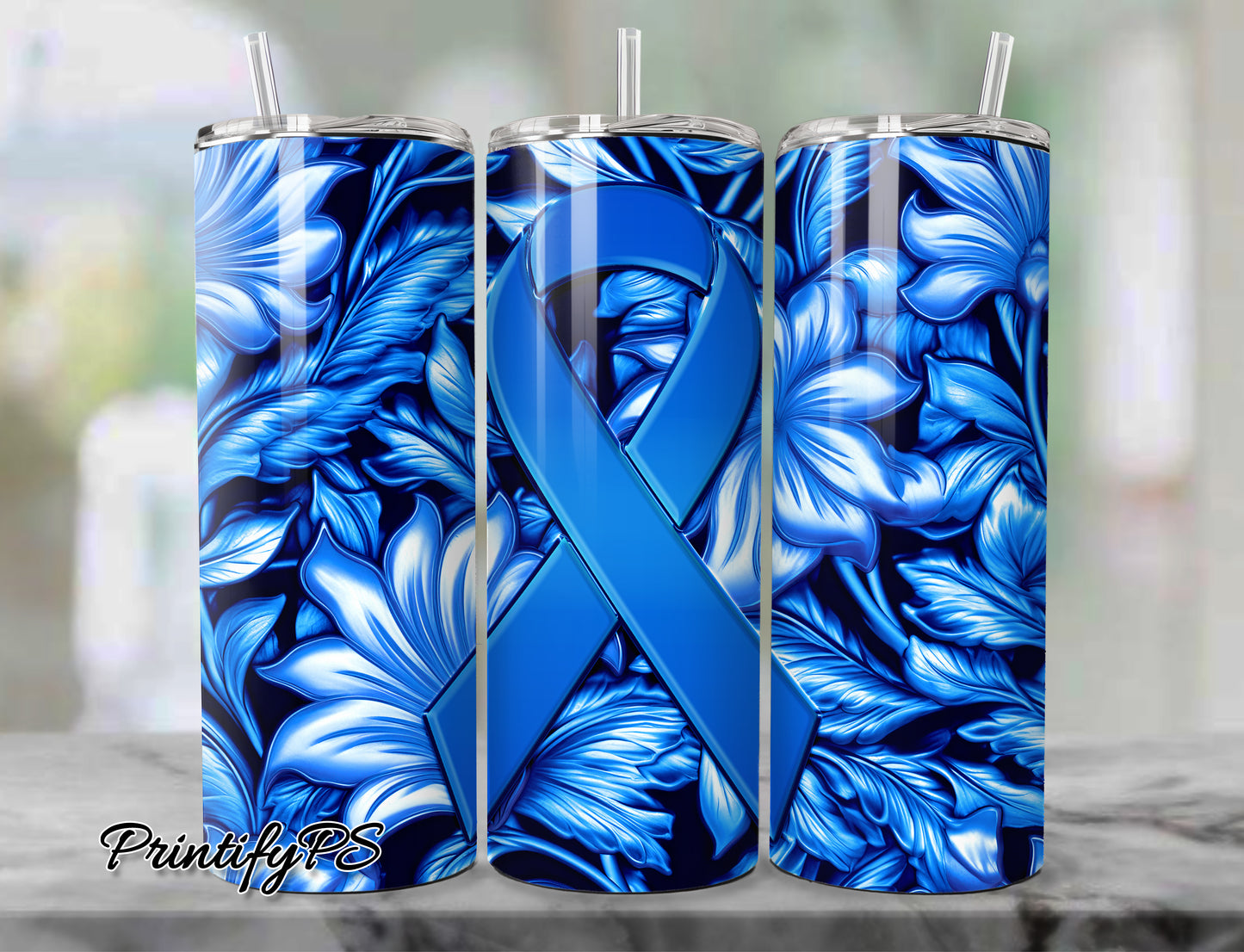 Tumbler Cancer Awareness 19