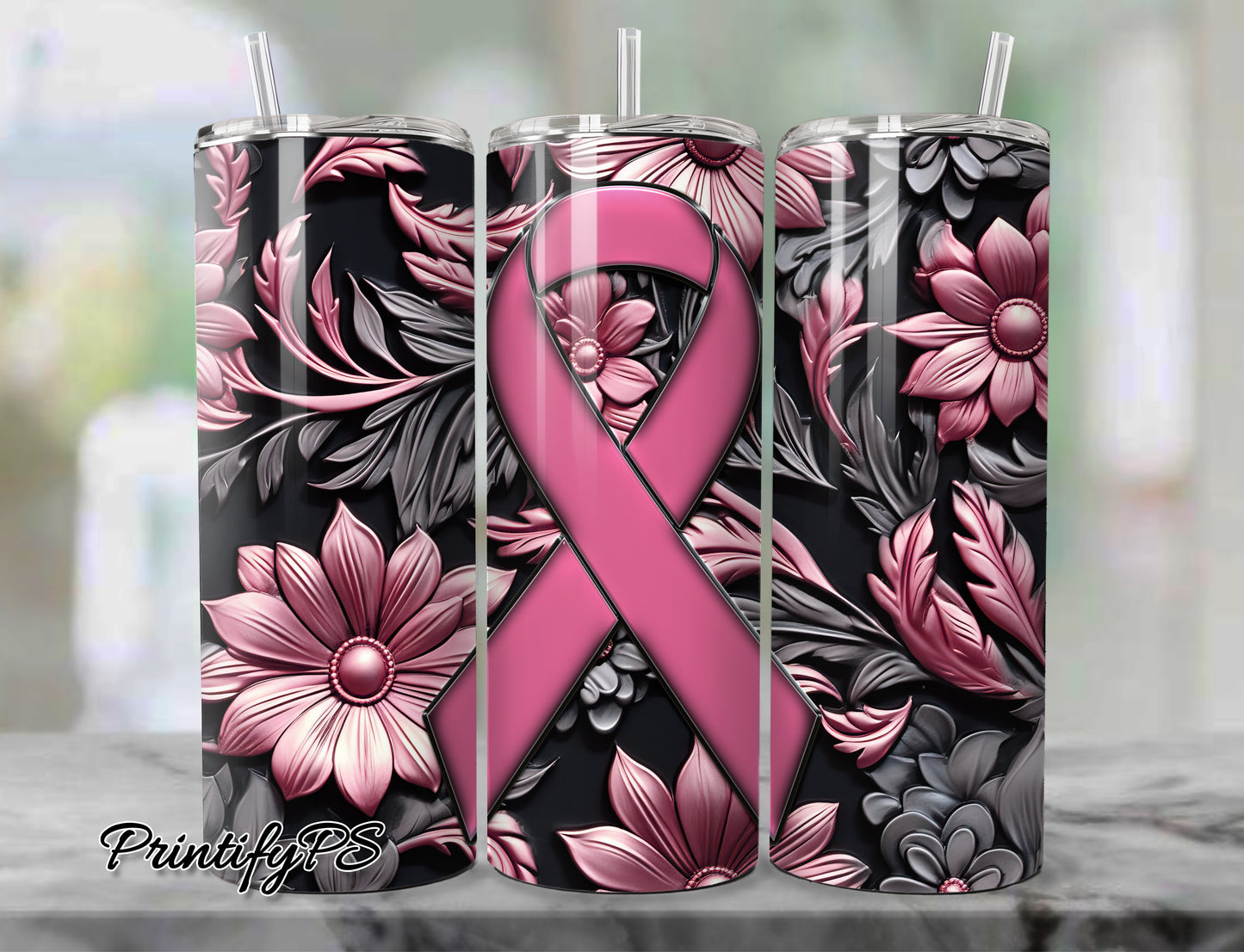 Tumbler Cancer Awareness 20