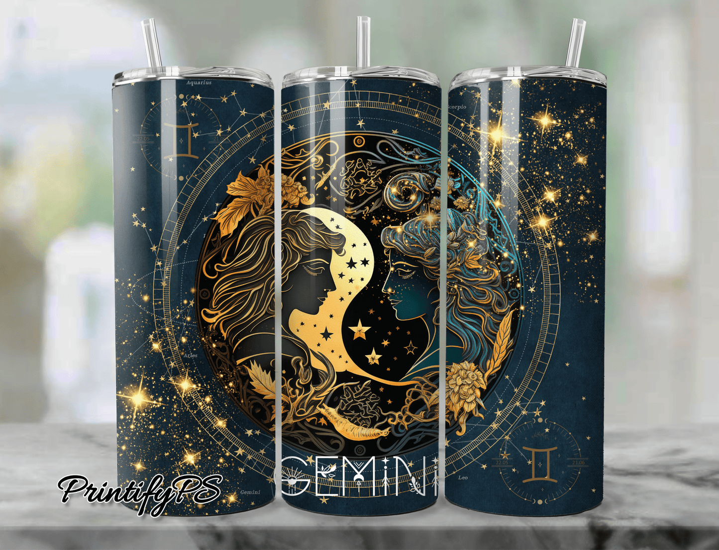 Tumbler Gemini - PrintifyPS
