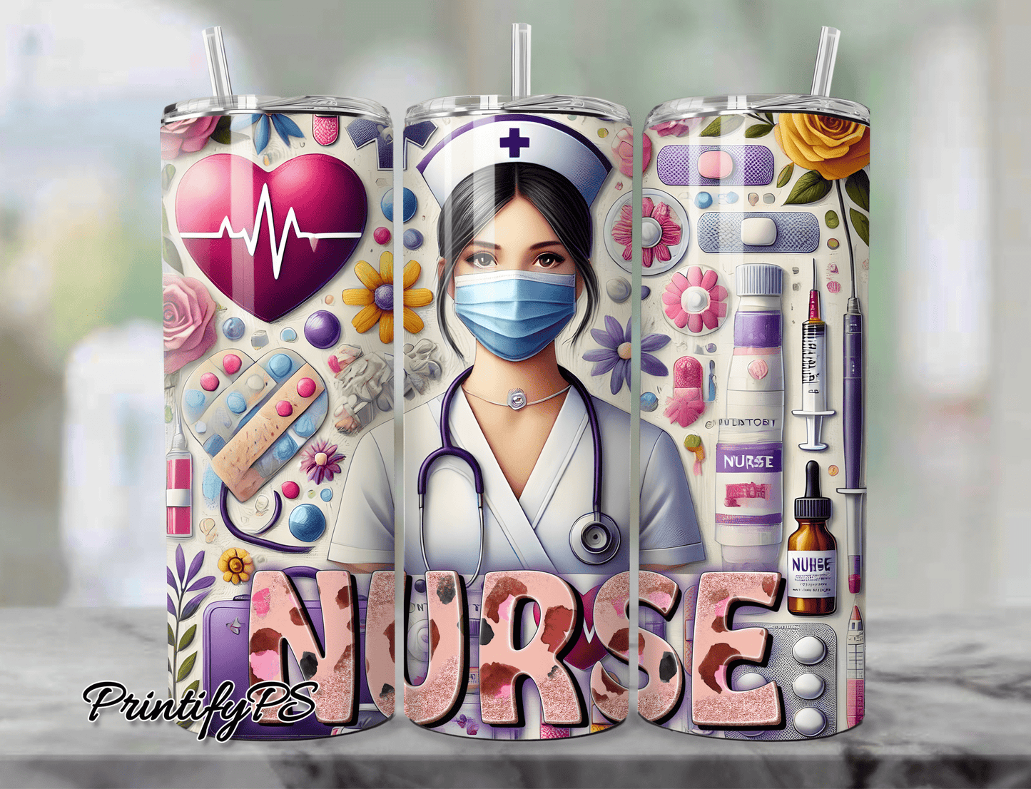 Tumbler Krankenschwester #1 - PrintifyPS