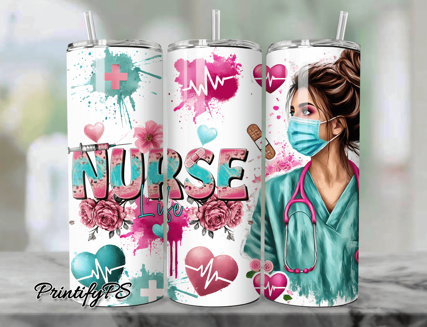 Tumbler Krankenschwester #13 - PrintifyPS