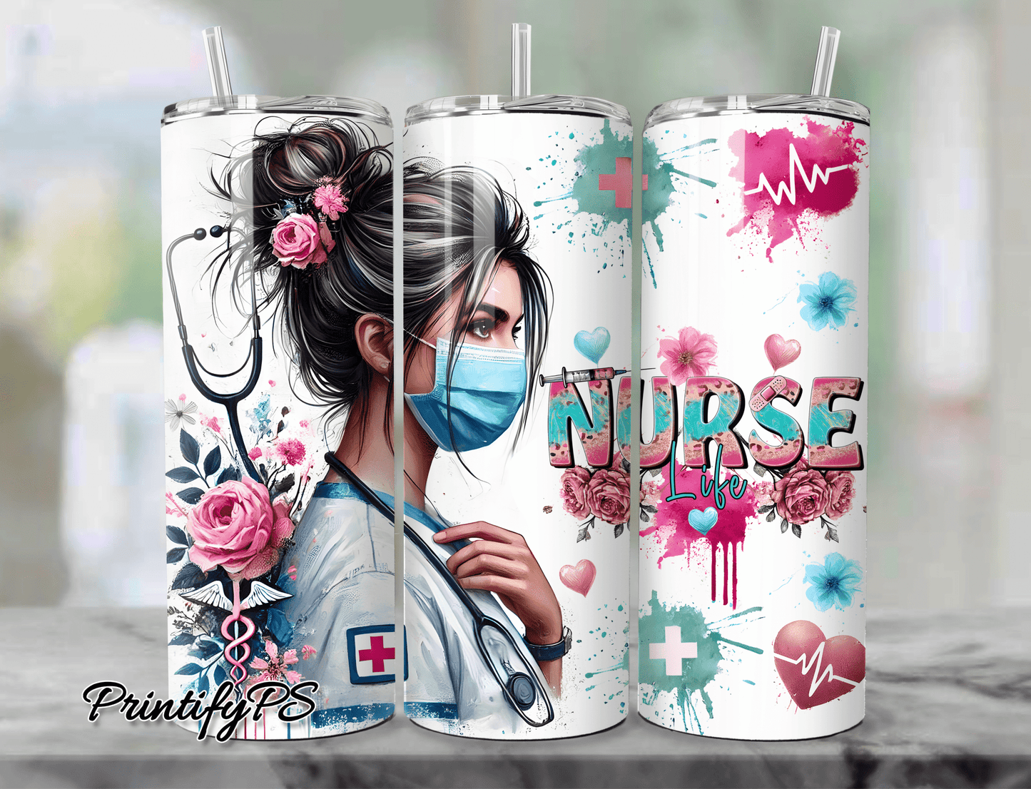 Tumbler Krankenschwester #14 - PrintifyPS