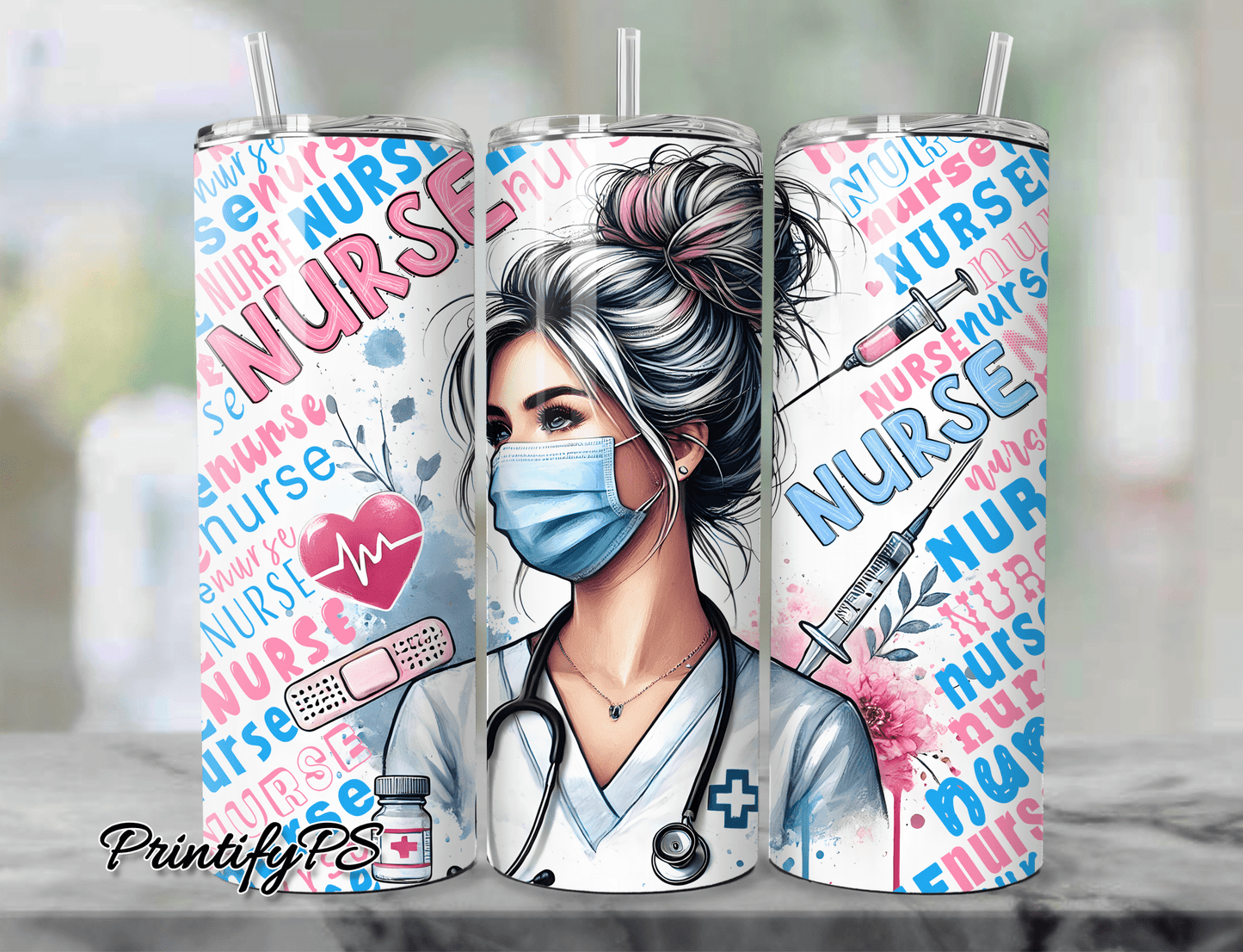 Tumbler Krankenschwester #15 - PrintifyPS