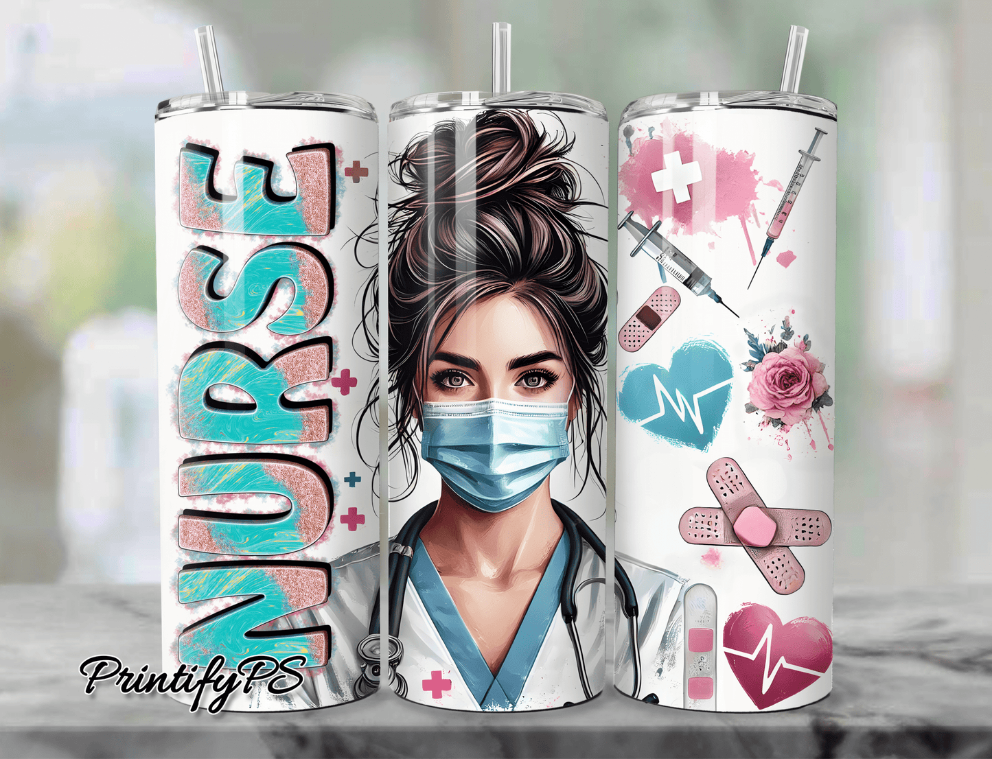 Tumbler Krankenschwester #3 - PrintifyPS