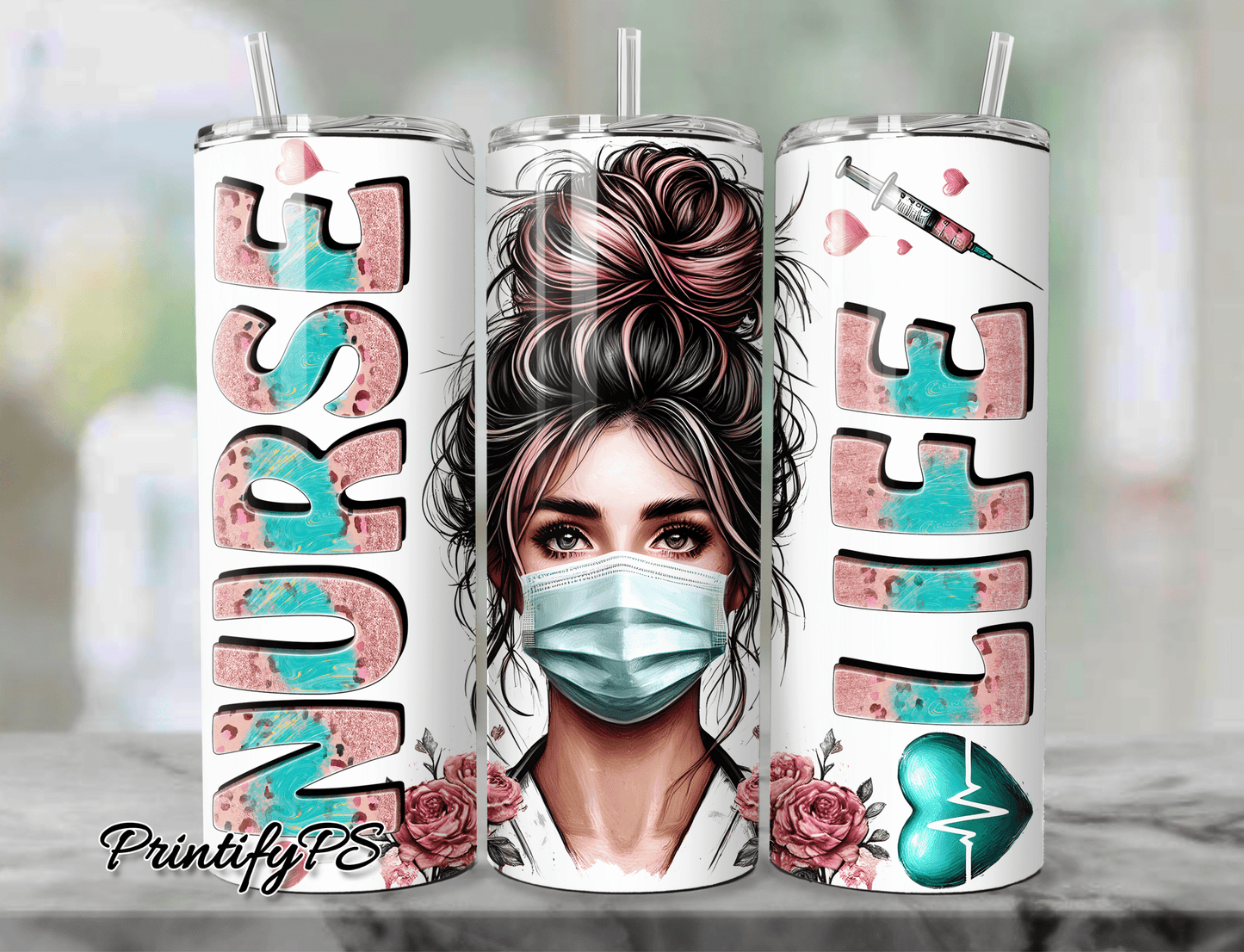 Tumbler Krankenschwester #4 - PrintifyPS