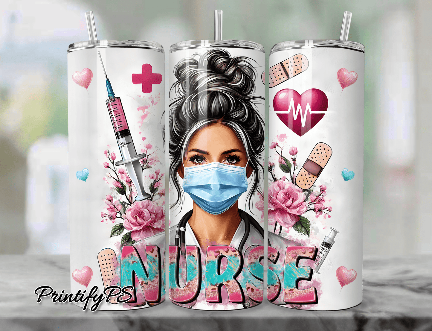 Tumbler Krankenschwester #5 - PrintifyPS