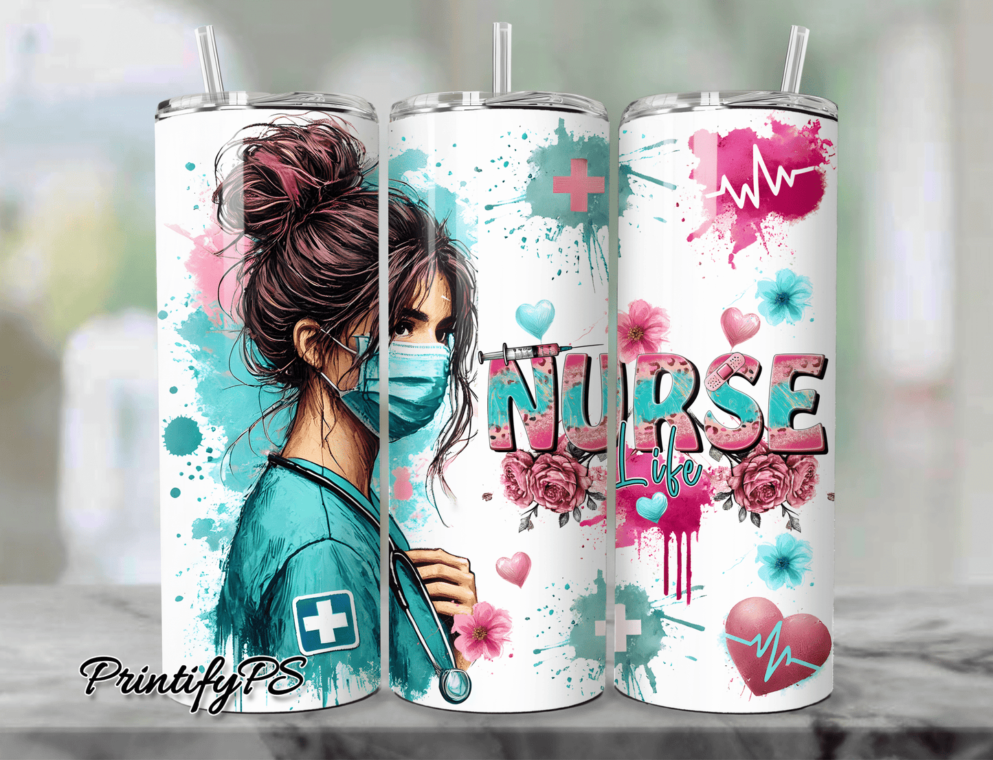Tumbler Krankenschwester #6 - PrintifyPS