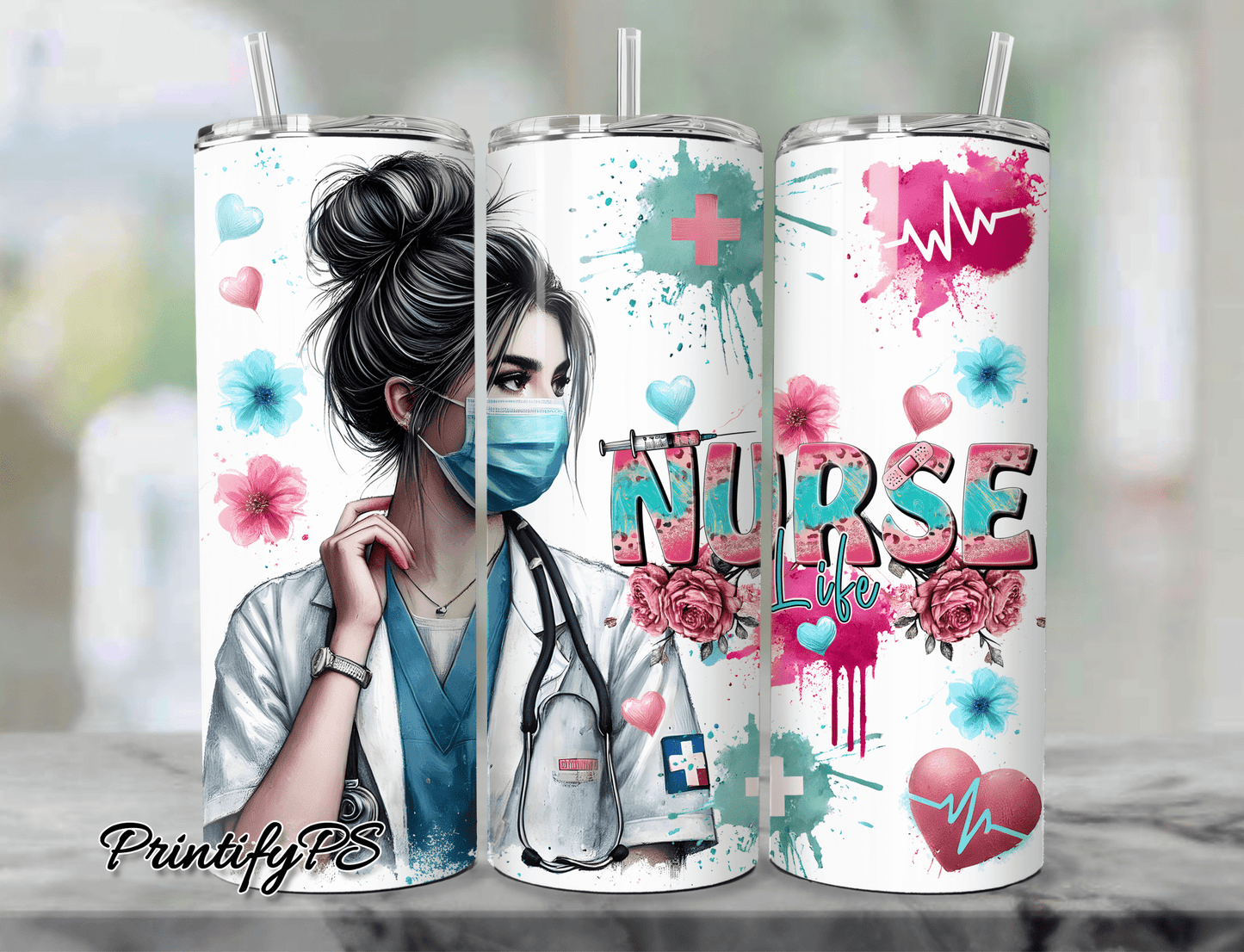 Tumbler Krankenschwester #7 - PrintifyPS