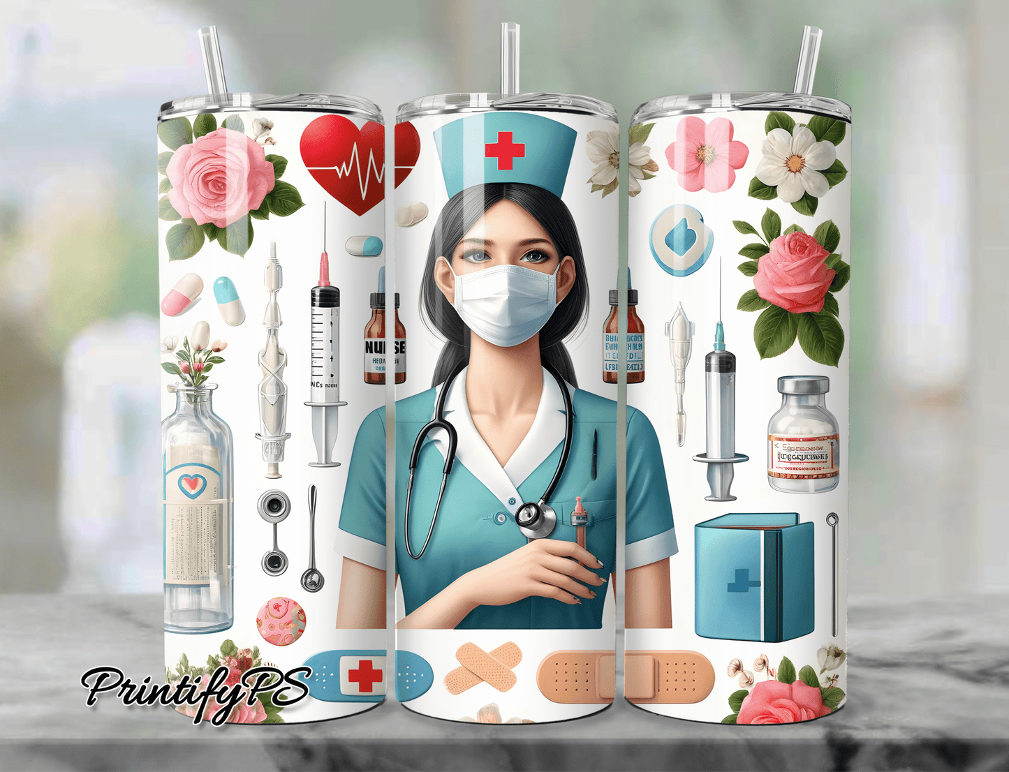 Tumbler Krankenschwester #9 - PrintifyPS