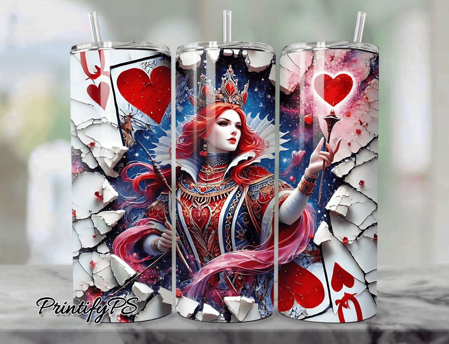 Tumbler Queen Cards - PrintifyPS