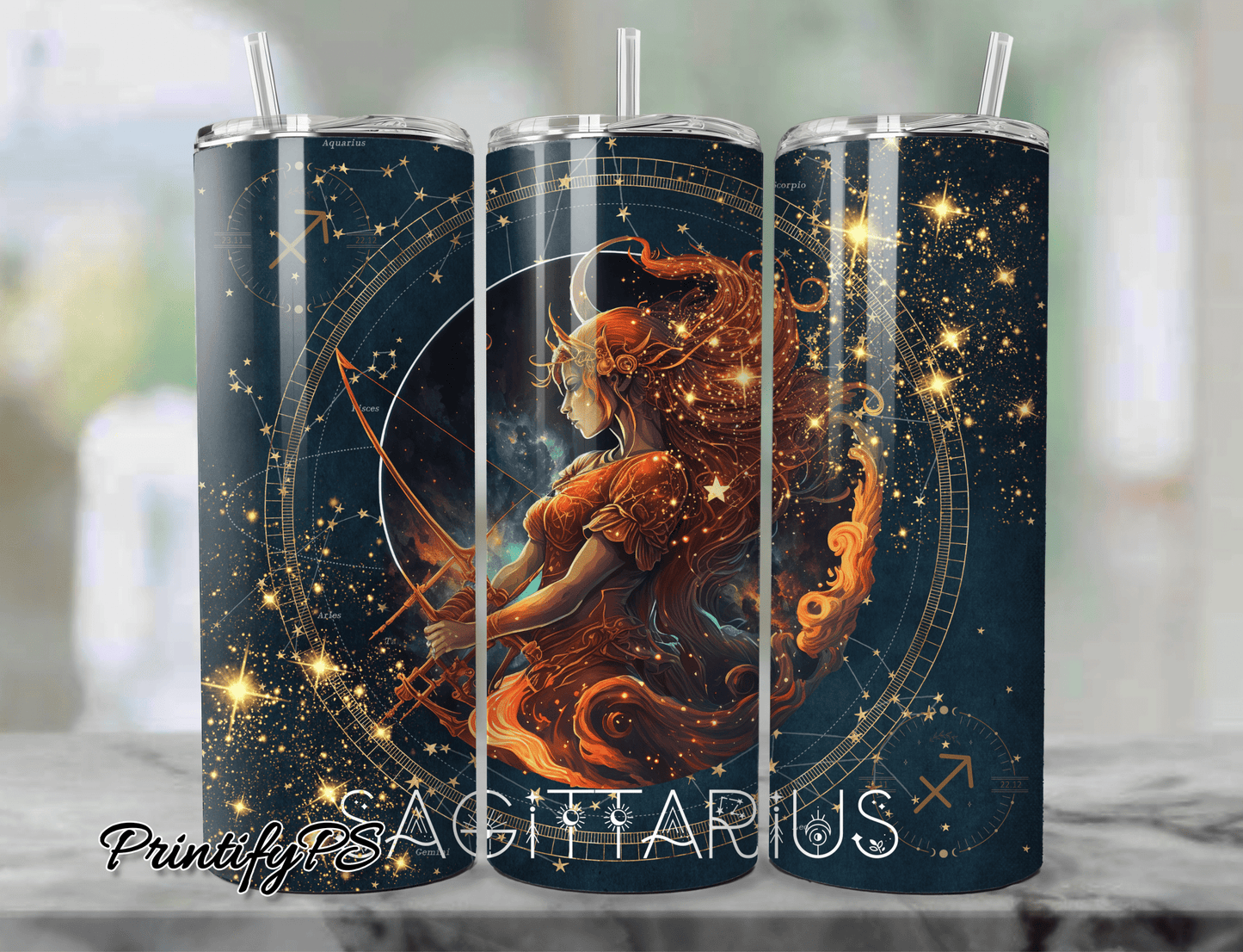 Tumbler Sagittarius - PrintifyPS