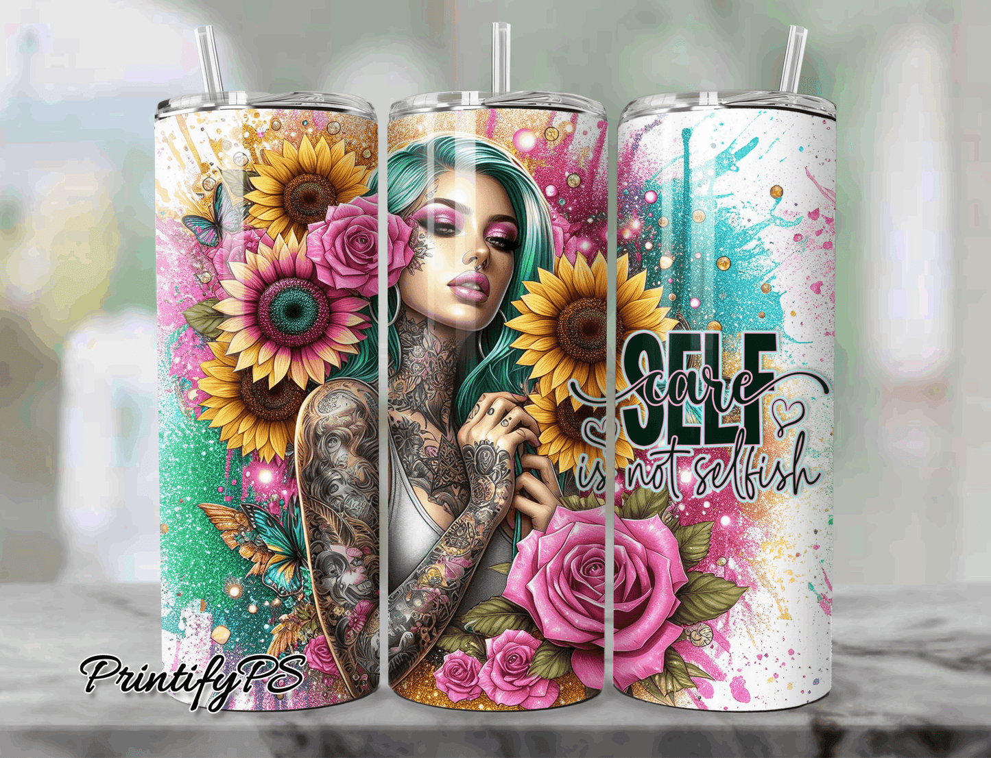 Tumbler Self Care - PrintifyPS